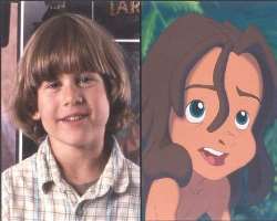 He also did voice-over and was the voice behind young Tarzan in the animated film of the same name He also did voice-over and was the voice behind young Tarzan in the animated film of the same name.